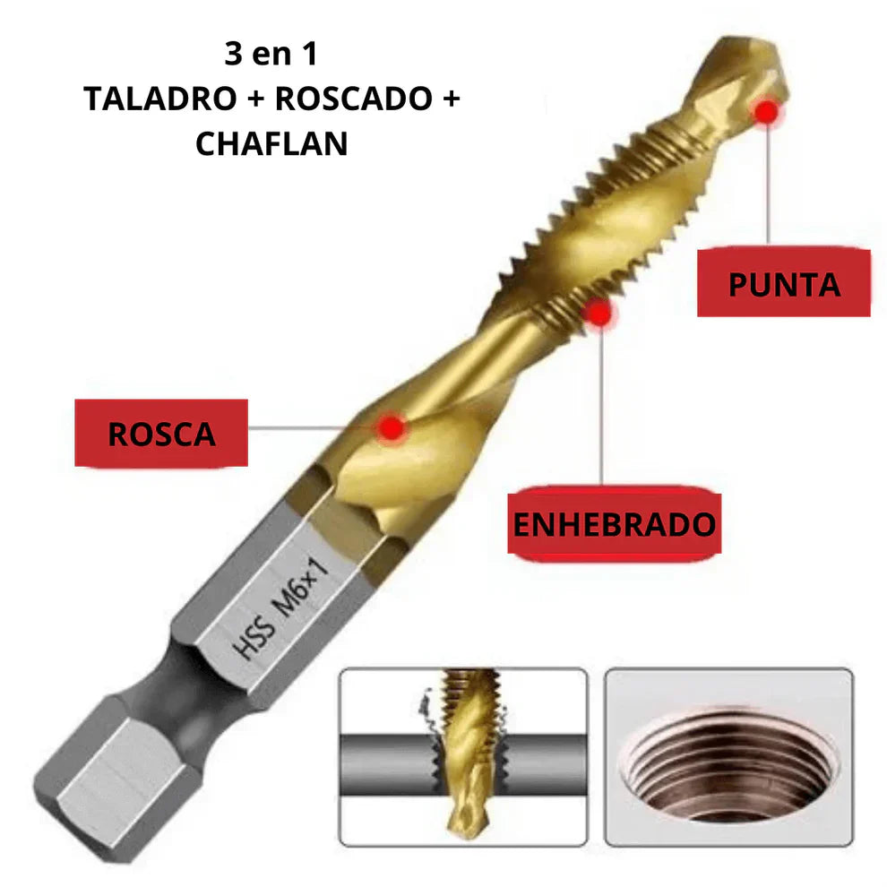 Kit de Brocas TRIPLE FUNCIÓN